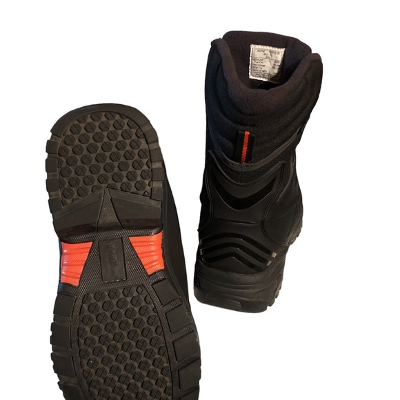 SOLD Workwear Black Boots Size 10.5 Mens WaterProof, Anti Slip, Insulated - Picture 11 of 12